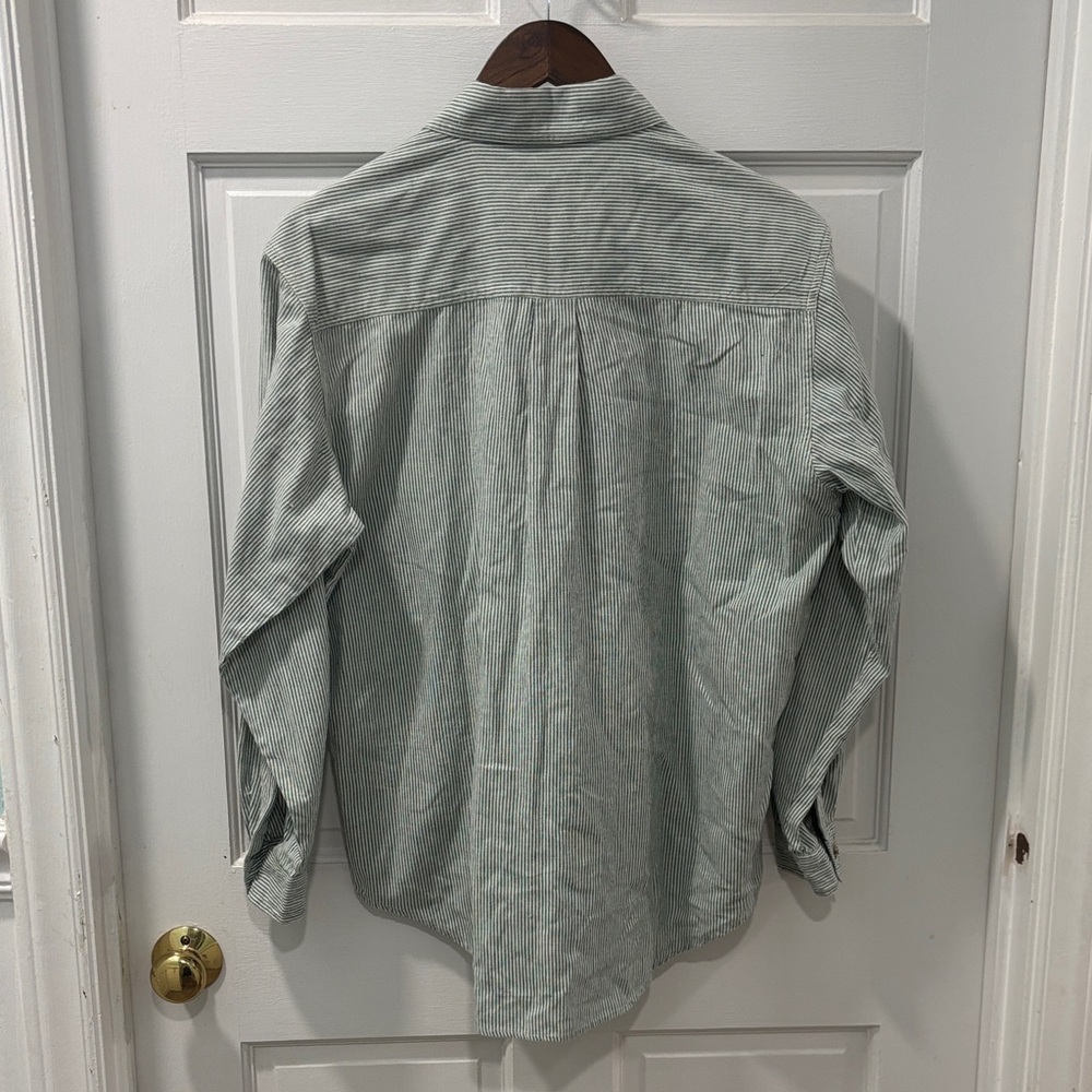 Vtg Casey&Max Fall Leaves Embroidered Top Seersucker Size M Thanksgiving - Picture 6 of 6